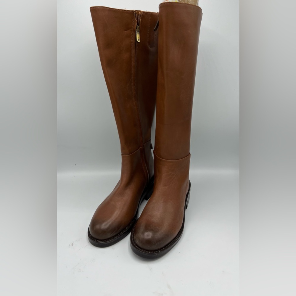 Sam Edelman PENNY LEATHER RIDING BOOT - Picture 1 of 7